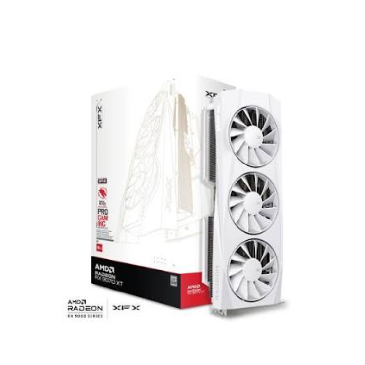 XFX QUICK SILVER AMD RADEON RX 9070XT 16GB WHIT