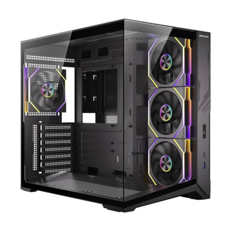 ES-Gaming Zero Max 7-Fan Case (Black)