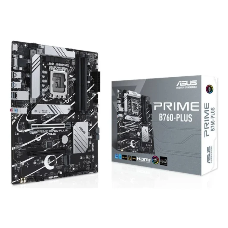 ASUS Prime B760-PLUS ATX Motherboard – Intel LGA 1700, B760, DDR5, PCIe 5.0