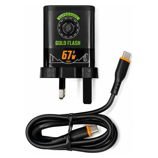 Gold Flash GF-11 1M 67W Type-C To Type-C Charger + Cable