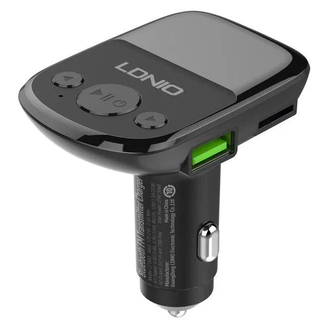 Ldnio C706Q Bluetooth FM Transmitter Dual USB Charger