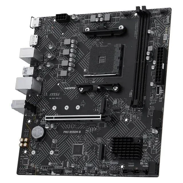 MSI Pro B550M-B AMD Motherboard (Black)