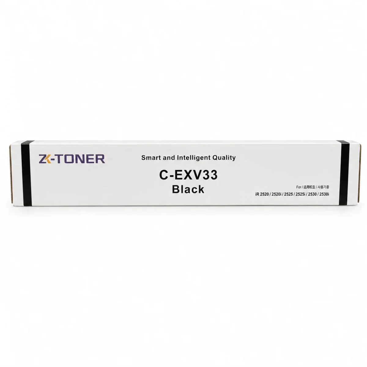 ZK-TONER C-EXV33 Commercial Compatible Black Toner Cartridge – Replacement Toner for Canon imageRUNNER iR 2520, 2520i, 2525, 2525i, 2530 & 2530i Printers