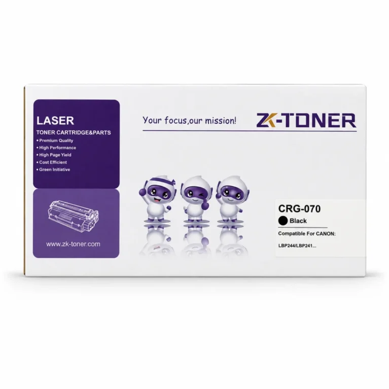 ZK-TONER CRG-070 Commercial Compatible Black Toner Cartridge – Replacement Toner for Canon i-SENSYS LBP241dw & LBP244dw Printers